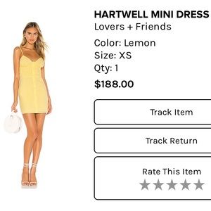 Lovers + Friends XS Mini Dress